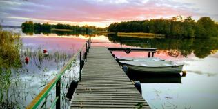 JEZIORO jesien